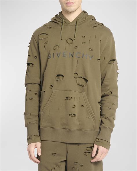 givenchy signature hoodie four|givenchy destroyed hoodie.